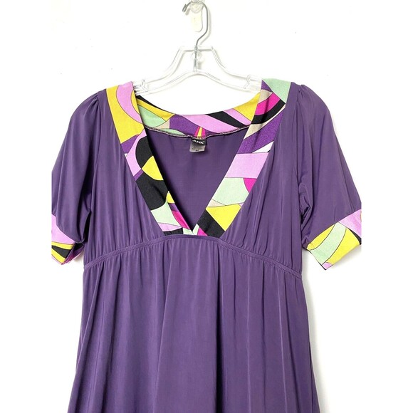 ANK One Piece Swimsuit Match Set 2 Pieces Swim Dress Purple Size M - Picture 14 of 15